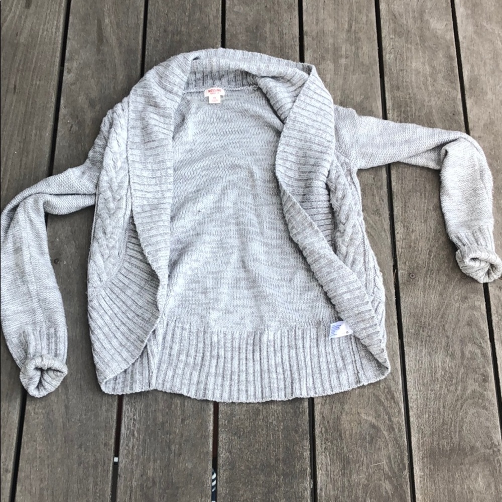 Gray sweater